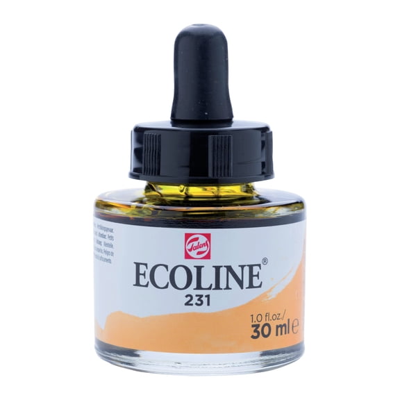 Ecoline Liquid Watercolour, 30ml Jar, Gold Ochre