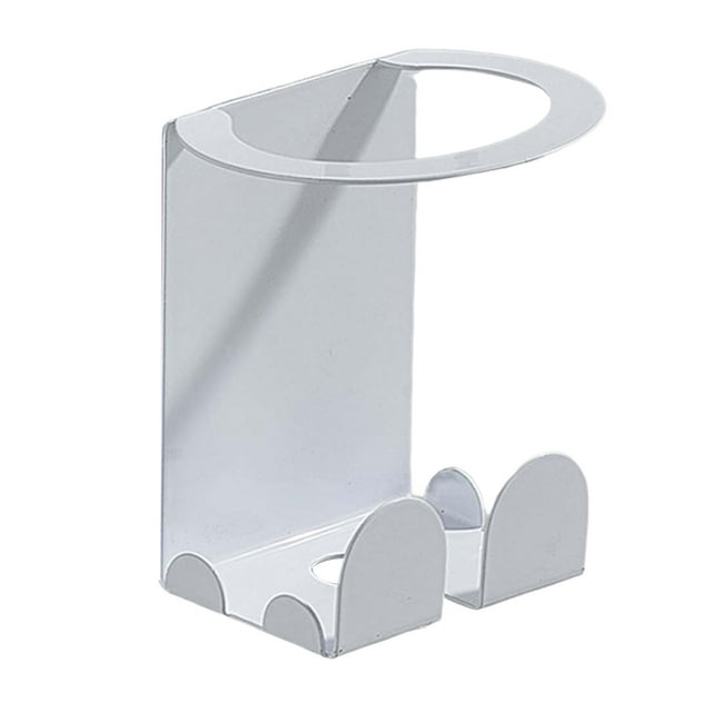 Soporte de acero inoxidable para maquinillas de afeitar, gancho para guardar vasos, estante de almacenamiento duradero blanco