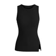 thumbnail image 6 of Lmueinov Ribbed Knit Tank Tops for Women,crew Neck Sleeveless shirt,Soft Stretchy Summer Basic Top for Casual Wear., 6 of 6