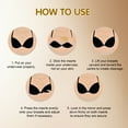 thumbnail image 6 of Waxgamo Double Sided Sticky Bra Inserts – 2PC Reusable Ultra Push Up Lift Self Adhesive Bra Pads with 10 Nipple Covers , Strapless Invisible Breast Inserts for Bikini, Swimsuit, 6 of 7