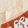 thumbnail image 6 of UngA Newborn Baby Boy Clothes New to The Crew Letter Print Romper+ Pants+Hat 3PCS Outfit Baby Boy Outfit Beige,12-18 Months, 6 of 6