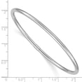 thumbnail image 2 of Bracelet Jonc à Enfiler en Or Blanc 14k, Tube Rond 3 mm, 2 of 6