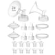 thumbnail image 1 of Piezas de extractor de leche TOVVILD Brida S1 S2 24 mm Spectra Compat., 1 of 7