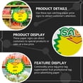 thumbnail image 2 of FRCOLOR Advertising Tags 50 Pcs Market Price Signs Advertising Tags Retail Shop Blank Label Tags,3.54"X2.76"X0.08", 2 of 5