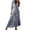 Navy, variant on Up to 50% off! Titcea Maxi Dresses for Women 2025(S-3XL), V Neck Short Sleeve Drawstring Fashion Print Beach Dress Hawaiian Vacation Summer Casual Flowy Long Dresses