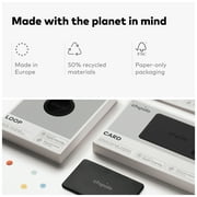Chipolo LOOP & CARD Bundle - Rechargeable Bluetooth Tacker Item Locator for Keys, Bags & Wallets, Compatible with Apple Find My or Android Find Hub, Out of Range Alerts for Android & Call Your Phone