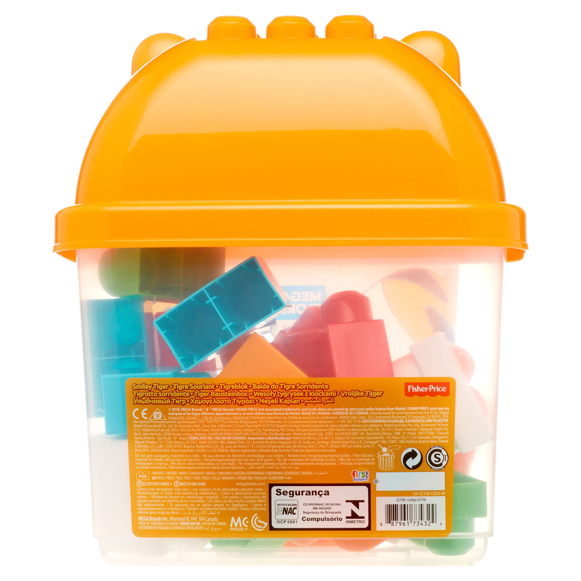 Mega bloks smiley tiger discount