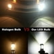 thumbnail image 4 of 2x 6000k Super White H10 9045 9145 9140 100w 1200lm Led Fog Light Bulb Projector Driving Drl Banmo, 4 of 5
