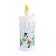 thumbnail image 1 of pitrice Christmas LED Candle Light Bright Flickering Bulb Battery Operated Realistic Flames Fake Candle Type 2, 1 of 8