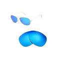 thumbnail image 5 of Walleva Ice Blue Polarized Replacement Lenses for Ray-Ban RB3362 Cockpit 56mm Sunglasses, 5 of 5