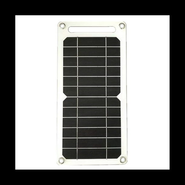 Panel Solar Fotovoltaico 6V USB Panel Impermeable PortáTil para TeléFono MóVil Banco de EnergíA 6W Cargador de BateríA Viajes Al Aire Libre