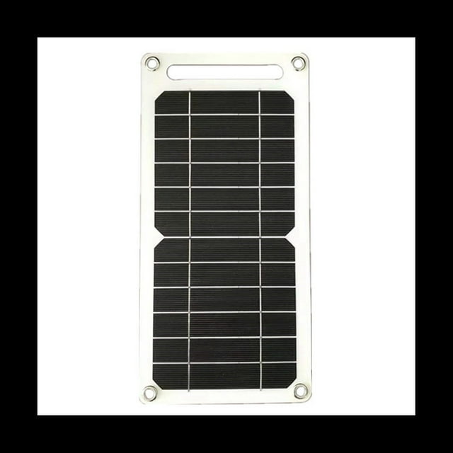 Panel Solar Fotovoltaico 6V USB Panel Impermeable PortáTil para TeléFono MóVil Banco de EnergíA 6W Cargador de BateríA Viajes Al Aire Libre
