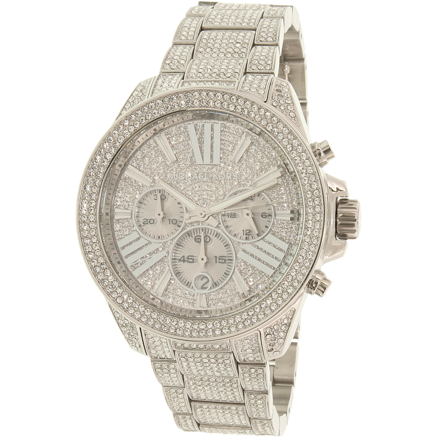 Michael Kors Women's Wren MK6317 Silver Stainless-Steel Quartz Fashion Watch by Michael Kors