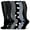 Black, variant on 5 Pairs Compression Socks for Women & Men Circulation - Best Support for Nurses,Running,Athletic,Sports