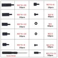 thumbnail image 5 of 1set Nylon Screw Kit Nylon Screws Nut for 5 4B, 5 of 5