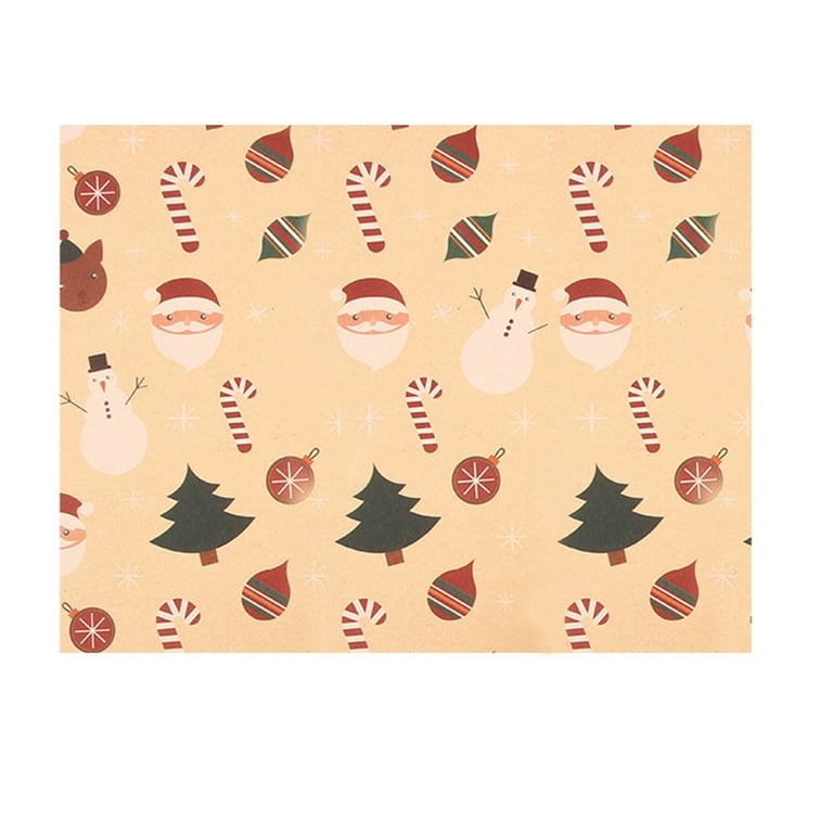KEYBANG Clearance Christmas Decorations (Buy 2 get 1 free), Christmas  Wrapping Paper Christmas Elements Collection Single-Sided Wrapping Paper  Plaid