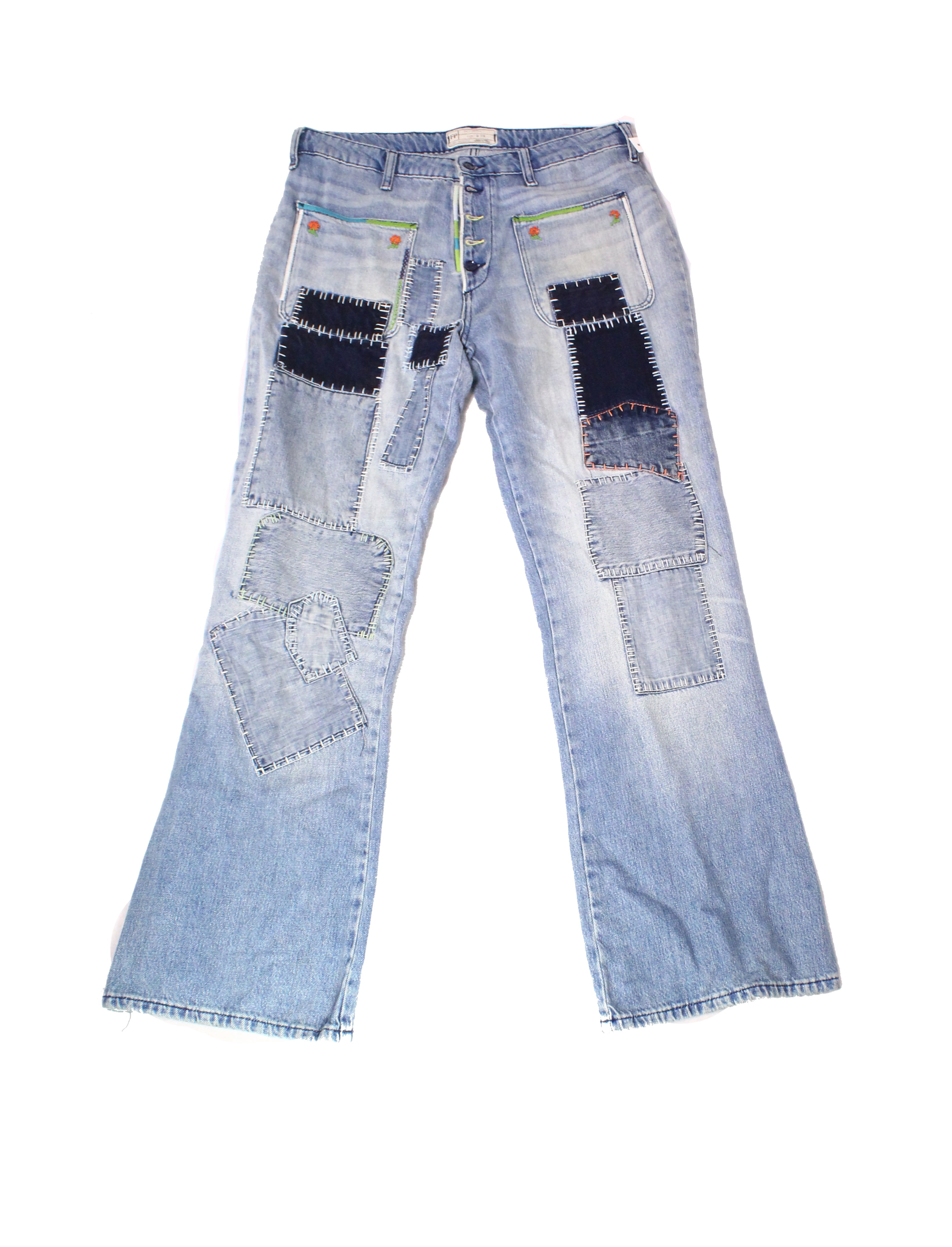 button fly flare jeans womens