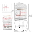 thumbnail image 3 of PawHut 60" Bird Cage Open Top for Cockatiel, Sun Conure, 20.1" x 20.1", 3 of 10