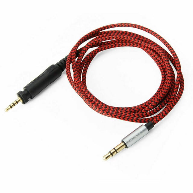 Audio Nylon Headphone Cable Replacement For Shure SRH840 SRH940 SRH440 SRH750DJ Accessory Part