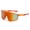 Orange, variant on One Piece Wraparound Sports Polarized Sunglasses, Mirrored UV400 Cycling Running Glasses, Windproof Large Frame Outdoor Eyewear with 6 Color Options