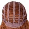 thumbnail image 3 of Diadema de peluca corta y rizada para mujeres, cabello de seda de alta temperatura, peinado con calor amigable, color naranja, banda elástica cómoda, cuidado fácil, opciones de estilo versátiles, 3 of 8