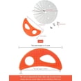 thumbnail image 4 of HELIAHOO Crescent Tool Power Juicer Replacement Parts for Jack Lalanne Juicer CL003AP E1188 E1189 MT1000 Juicer Accessories(orange) UA2458-1631, 4 of 9