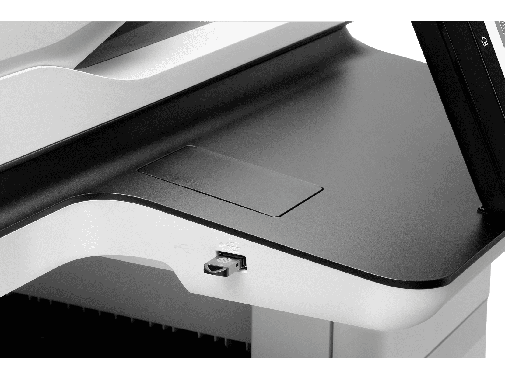 HP LaserJet Enterprise Flow MFP M634h Laser Printer, Black And White Mobile