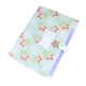 thumbnail image 4 of Carpetas de archivo desplegables de plástico de 8 pliegos Tamaño de carta A4 Cierre de broche Carpeta de acordeón Carpeta de archivo de documento de impresión floral (Verde claro), 4 of 5