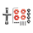 thumbnail image 2 of RC Roue Moyeu Hexagonal, 14mm Alliage d'Aluminium RC Roue Hexagonal Adaptateur de Remplacement pour Voiture 1/10 ARRMA Senton RC, 2 of 8