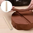 thumbnail image 3 of Miangastore Small Wooden Rolling Pin Pottery Roller Baking Tool Fondant Rolling Stick Pastry Making Roller for Clay Dough DIY Projects Crafting Cooking, 3 of 8