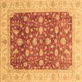thumbnail image 1 of Ahgly Company Indoor Square Oriental Brown Modern Area Rugs, 6' Square, 1 of 4