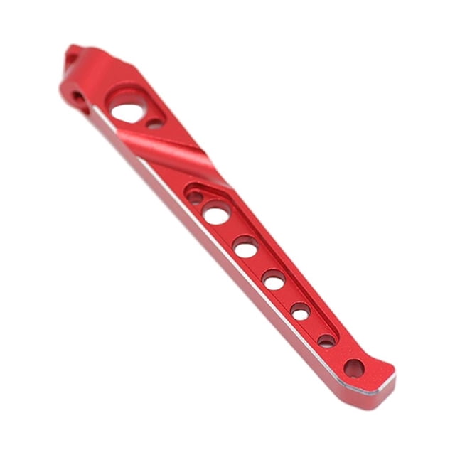 Varilla de soporte de puntal de chasis trasero aleación de aluminio para 1/8 V4 6S / Typhon Trucks Repuestos rojo CUTICAT Varilla de soporte de la abrazadera del chasis