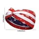 thumbnail image 3 of RKSTN patriotic headband Flag Headband Style Streak And Star Art Print Back Elastic Hair Accessory Knotted Bandana Extra Long Hair Elastic Orchestra One Size, 3 of 8