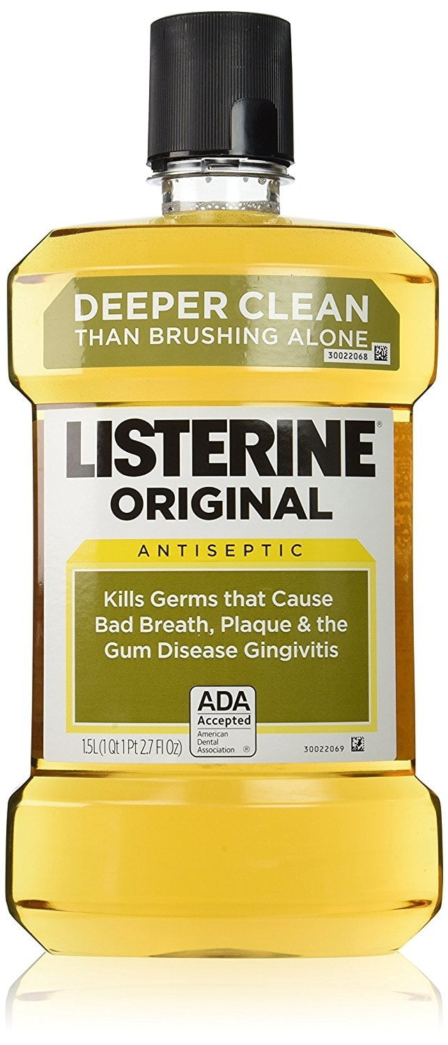 Listerine Antiseptic Mouthwash, Fresh Burst Flavor/original Flavor 1.5