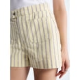 thumbnail image 5 of Free Assembly Women's Patch Pocket Denim Shorts, 3" Inseam, Sizes 0-18, 5 of 6