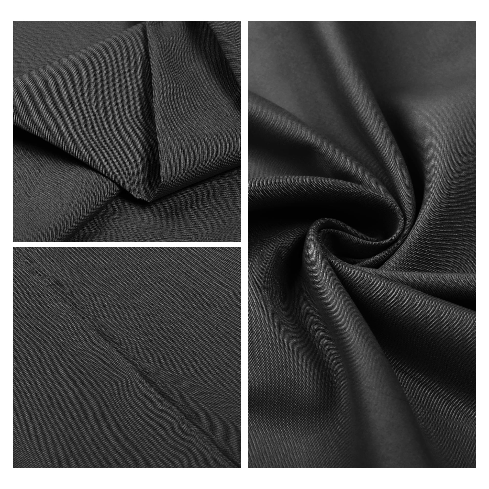 Unique Bargains Pillow Cases with Envelope Closure Pillow Covers 2 pcs Queen Black