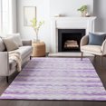 thumbnail image 6 of Addison Rugs Mayfield Washable Coastal Ribbons Purple Rectangle Rug, 8' x 10', 6 of 6