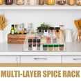 thumbnail image 5 of TABLETREANDS 1Pack Spice Jar Rack Transparent Acrylic with Design for Kitchen Use, 5 of 6