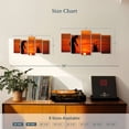thumbnail image 3 of Elephant Stock Golf At Sunset Wall Art - Horizontal Multi Panel Canvas - Living Room Wall Decor - Hobbies And Lifestyle Multi Panel - Orange And Yellow Decor - 34" x 16", 3 of 4