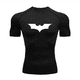 thumbnail image 3 of Camisetas de murciélago ancho para hombre, camisa deportiva para correr, Camiseta corta de Fitness, secado rápido, medias de gimnasio, camisas de compresión muscular, 3 of 5