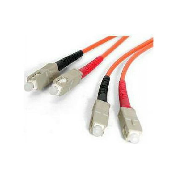 StarTech FIBSCSC1 1m Fiber Optic Cable - Multimode Duplex 62.5/125 - LSZH SC/SC