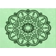 thumbnail image 1 of Ahgly Company Indoor Rectangle Patterned Mint Green Area Rugs, 3' x 5', 1 of 6