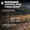 thumbnail image 2 of Bastones de trekking BLACK DIAMOND Distance FLZ 125 cm de aluminio, 2 of 8