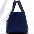 thumbnail image 3 of Pre-Owned Hermes Hermès Picotin Lock PM handbag f-23697 in navy blue with Bleu Nuit... (Good), 3 of 11