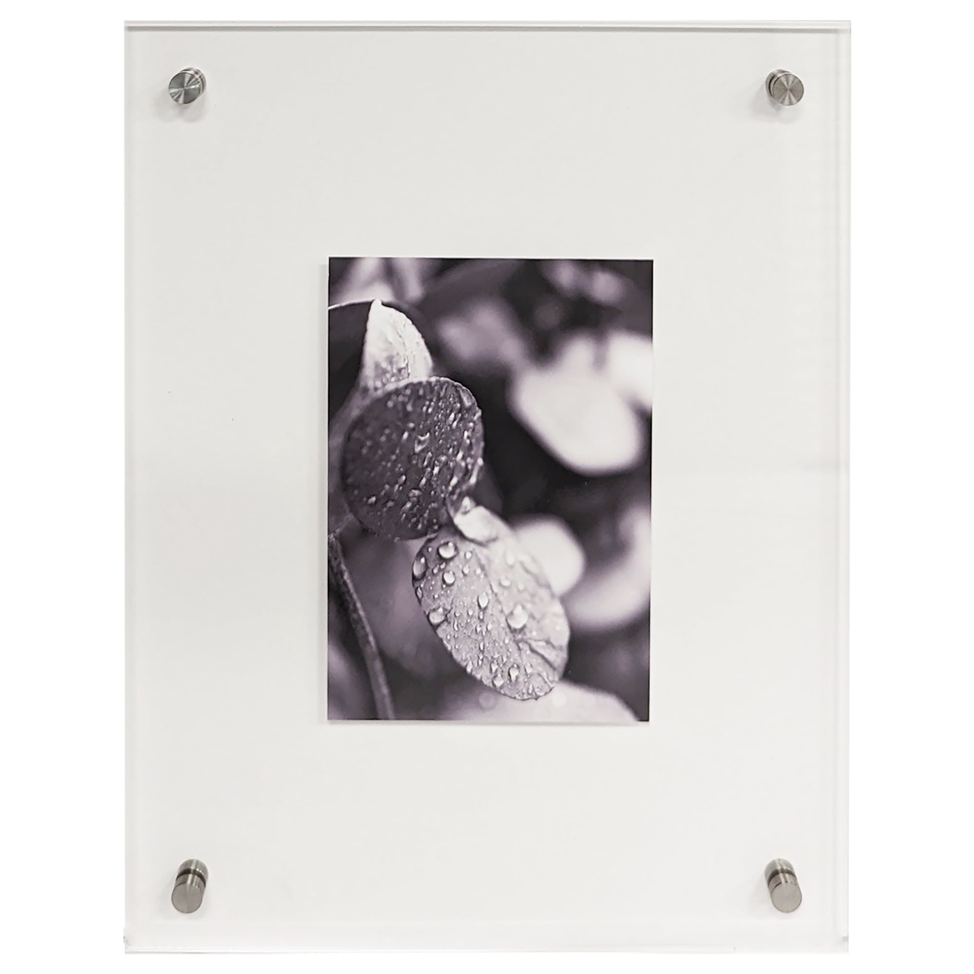 Better Homes & Gardens – 8x10 Picture Frame – Clear Acrylic Float Wall Photo Frame