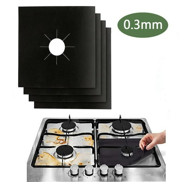 Revestimientos para Quemadores de Estufas de Gas Macarena Protectores Reutilizables 4 Piezas