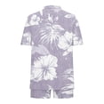 thumbnail image 5 of Gamivast Summer Sets for Women 2 Piece Floral Print Cardigan & Drawstring Shorts Vacation Sets Boho Kimono Cover Up Beach Holiday Travel Outfits, 5 of 5