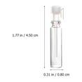thumbnail image 3 of Empty Tube Bottle, 50pcs 1ml Perfume Sample Bottles Mini Glass Empty Fragrance Bottle for Travel, 3 of 6