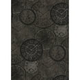 thumbnail image 1 of Sample. Concord Wallcoverings Textured Wallpaper graphic vintage Featuring clocks, 6435-37, 1 of 1