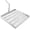 13.75" x 13.75" Commercial Deep Fryer Filter, variant on Commercial Deep Fryer Filter AF45 – 13.75" x 13.75" 304 Stainless Steel Mesh, 500 Micron Filter with Detachable Handle for Commercial Kitchen Use